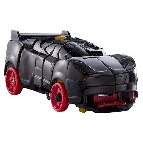 NIGHTWEAVER Screechers Wild Level 1 Black Toy Vehicle Flip & Morph Beast Mode